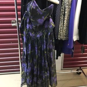 Boustier cocktail dress